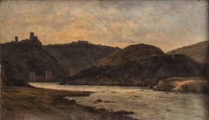 null Emile NOIROT (1853-1924)

" la campagne en bordure de la rivière "

Huile sur...