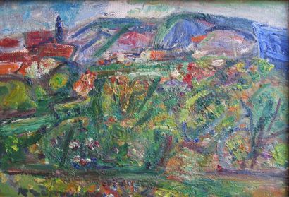 Pinchus KREMEGNE (1890-1981) Paysage de Céret
Huile sur toile, signée en bas à gauche
18...