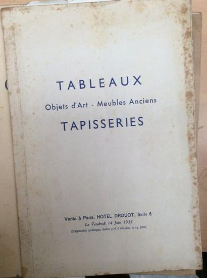 null 20 Catalogues anciens de 1935

Collections : Gustave Meunié, Ponti, Berheim,...