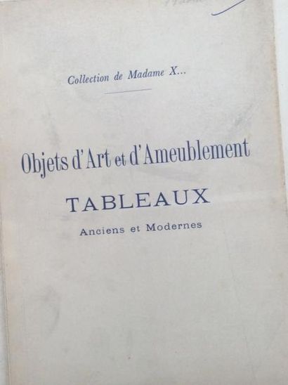 null 23 catalogues de 1931 à 1932

Collections : Bernard-Franck, Sevadjian, Schutz,...