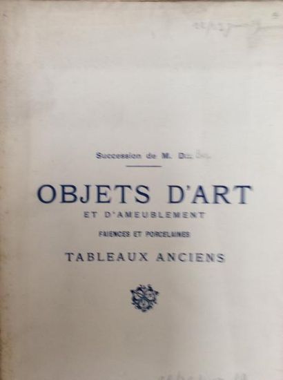 null 17 catalogues anciens de 1919 à 1920

Collections : Bardac, Delibes, Michel-Levy,...