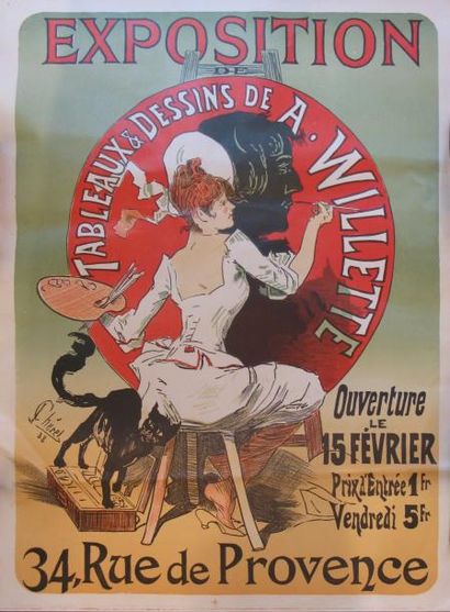 null Jules CHÉRET (1836-1932)

Exposition

Affiche lithographique, 

signée et datée...