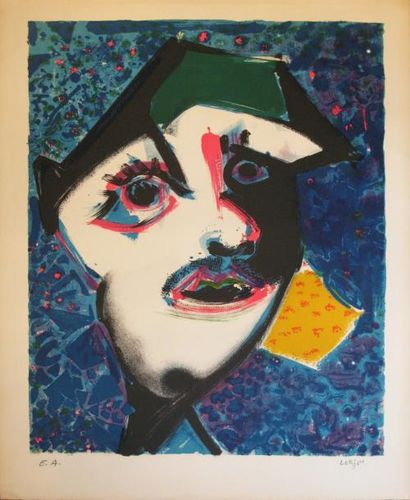 null Bernard LORJOU (1908-1986)

Le clown

Lithographie en couleurs sur papier,

Signée...
