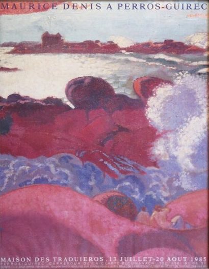null Maurice DENIS (1870-1943)

Côtes rocheuses

Affiche d’exposition à Perros Guirec,...