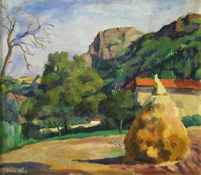 null Louis Adolphe RIOU (1893-1958) 

Paysage d’Afrique du Nord

Huile sur toile,...