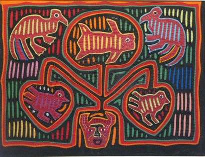 null Ecole aborigène (XXe) 

Composition aux oiseaux

Tissus

40 x 50 cm