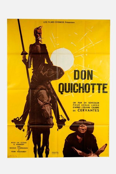 null Affiche originale ancienne du film Don Quichotte de Grigori Kozintsev (1957)

Grand...