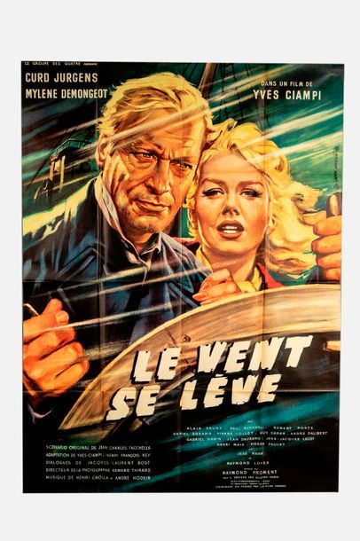 null Affiche originale ancienne du film Le Vent se lève de Yves Ciampi (1959)

Grand...