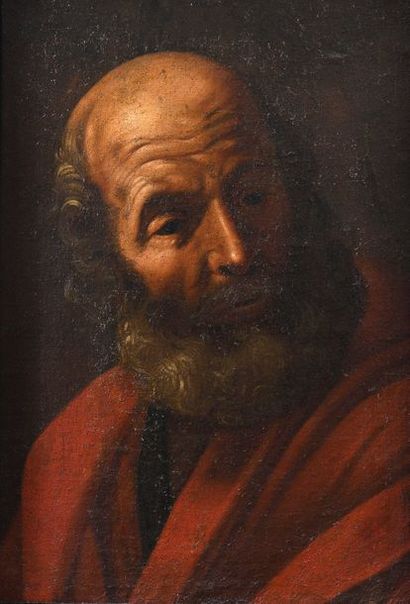 null Ecole italienne Caravagesque, milieu du XVIIe siècle

"Portrait d’Homme Barbu...