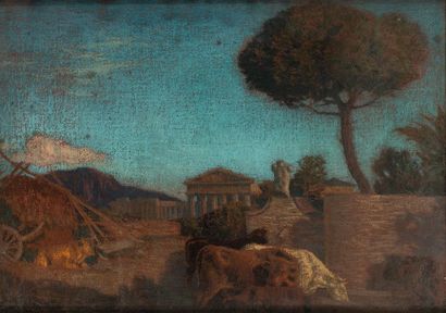 null Ecole italienne du XIXème siècle





Paysage de ruine





Gouache, 38x52c...