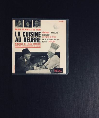 BANDE ORIGINALE DE FILM Lot un disque EP de Fernandel et Bourvil - « La cuisine au...