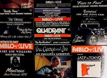 JAZZ Lot de 21 disques 33T de jazz, du label Pablo (1) dont un coffret.
VG à EX VG+...