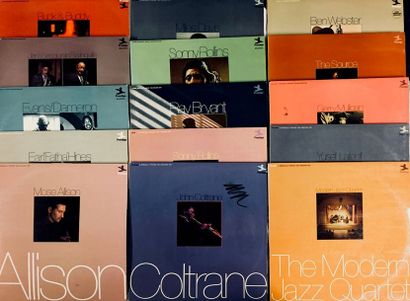 JAZZ Lot de 15 disques 33T de jazz, du label Prestige (2). Double Lps.
VG+ à EX VG+...