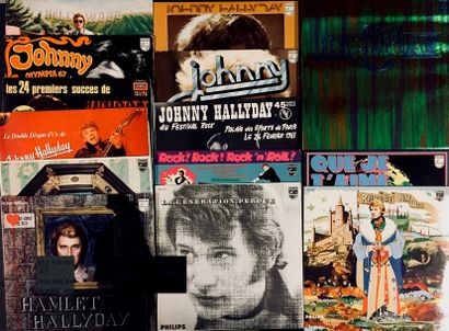 CHANSON FRANCAISE Lot de 14 disques 33T de Johnny Hallyday dont 1 coffret. Rééditions.
VG+...