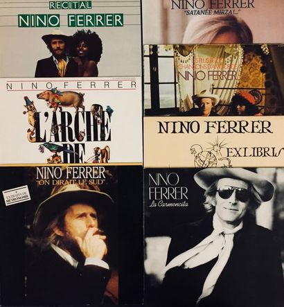 CHANSON FRANCAISE Lot de 7 disques 33T de Nino Ferrer.
VG à VG+ VG à VG+
Set of 7...