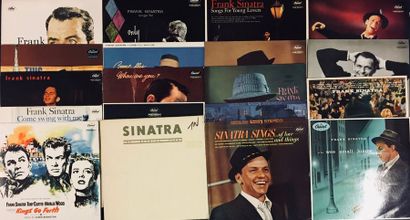 CHANTEURS Lot de 19 disques 33T special Frank Sinatra, dont 1 coffret. Rééditions.
VG+...
