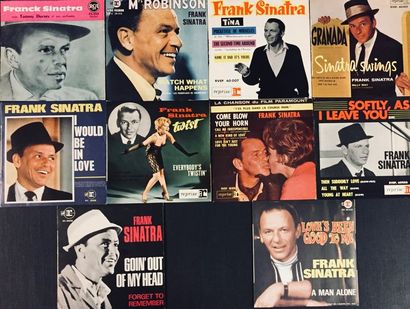 CHANTEURS Lot de 10 disques 7''/EP special Frank Sinatra.
VG+ à EX VG+ à EX
Set of...