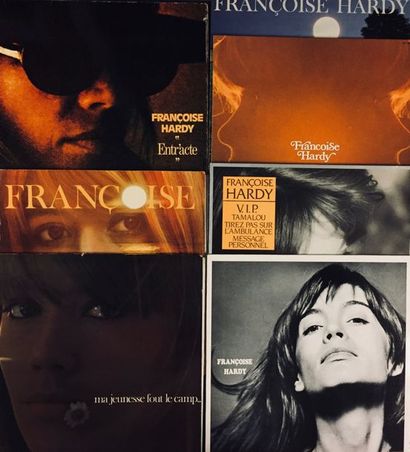 CHANSON FRANCAISE Lot de 7 disques 33T de Françoise Hardy.
VG à EX VG à EX
Set of...