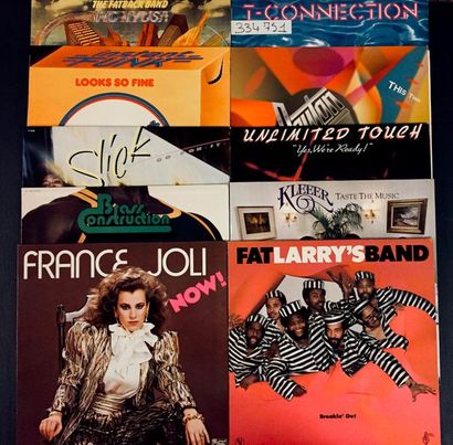 SOUL/ R'N'B/ FUNK Lot de 20 disques 33T de funk des années 80 (2).
VG à EX VG à EX
Set...