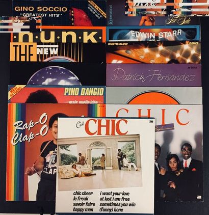 SOUL/ R'N'B/ FUNK Lot de 13 disques 33T/ 12'' de funk disco.
VG à EX VG+ à EX
Set...