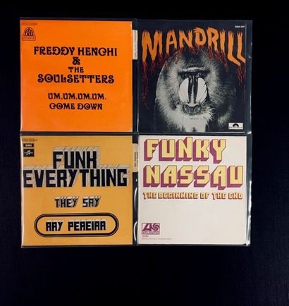 SOUL/ R'N'B/ FUNK Lot de 4x 7'' de style psyche, funk.
VG+ à EX VG+ à EX
Set of 4x...