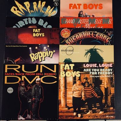 RAP Lot de 26 disques 33T de rap old school.
VG+ à EX VG+ à EX
Set of 26 Lps of old...