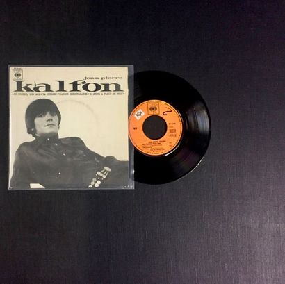 CHANSON FRANCAISE Lot de 1 disque EP de Jean-Pierre Kalfon - garage/ freakbeat.
VG+/...
