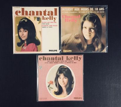 CHANSON FRANCAISE Lot de 3 EP de Chantal Kelly.
VG+ à EX VG+ à EX
Set of 3 Eps by...