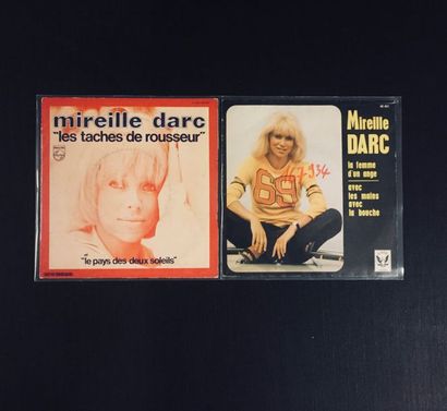 CHANSON FRANCAISE Lot de 2x 7''/ EP de Mireille Darc.
VG à EX VG+ à EX
Set of 2x...