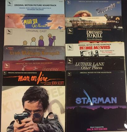 BANDE ORIGINALE DE FILM Lot de 12 disques 33T de BOF du label Varese - Divers.
VG...
