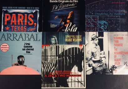 BANDE ORIGINALE DE FILM Lot de 7 disques 33T de cinéma indépendant.
VG à EX VG à...