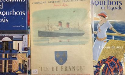 null Lot de 3 livres :

Arts décoratifs à bord des Paquebots Français // CGT French...