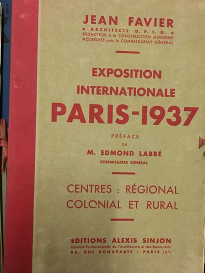 null FAVIER, Jean. L'Architecture. Exposition Internationale Paris 1937. Préface...