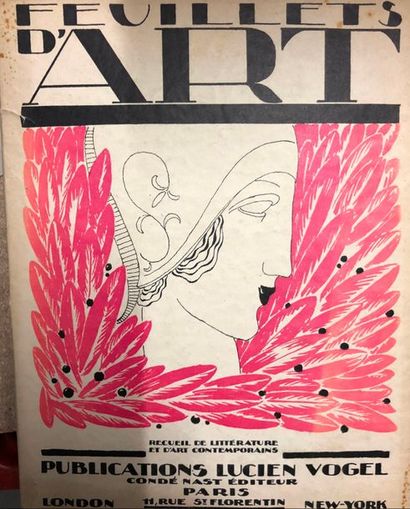 null Lot comprenant :

6 volumes de la revue Feuillets d'Art 

13 volumes de la revue...