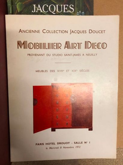 null Collection Jacques DOUCET, 3 catalogues reliés, Paris Imprimerie G.Petit, 1912

On...