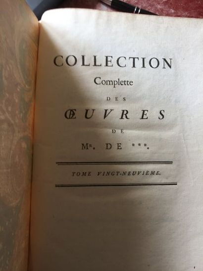 null Francois Marie Arouet dit VOLTAIRE (1694-1778).

 

Collection complète des...