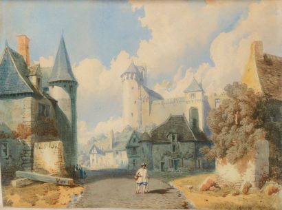 null François Louis Thomas FRANCIA (Calais, 1772 - 1839)

Le Château de Fougères...