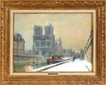 null Albert LEBOURG (1849–1928)

«Notre-Dame de Paris et le petit bras de la Seine....