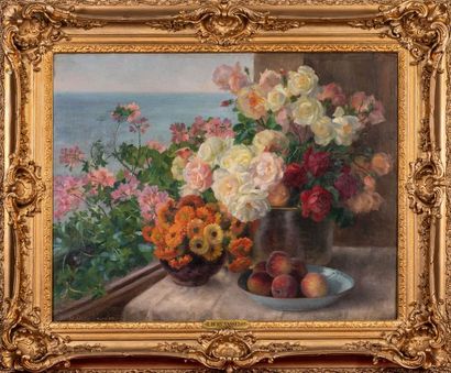 null Hortense DURY-VASSELON (1860-1924)

Bouquet de fleurs

Huile sur toile signé...