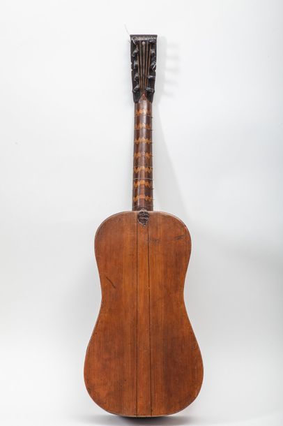 null Très rare guitare baroque espagnole c.1760 (dendrochronologie)
Guitare faite...