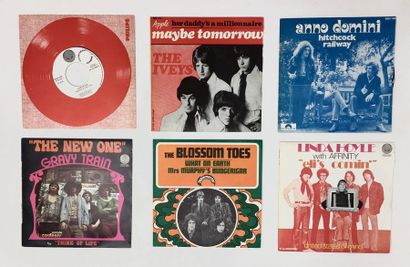 POP ROCK Lot de 6x 7“ de UK prog psych, pressage français. Set of 6x 7“ of UK prog...