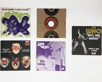 POP ROCK Lot de 5x 7“/Ep des Who. Set of 5x 7“/Ep of the Who.

VG+/ EX VG+/ NM