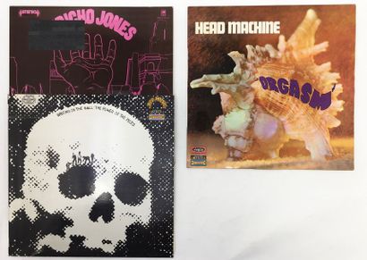 POP ROCK Lot de 3 disques 33T de heavy hard prog, pochettes française. Set of 3 Lps...
