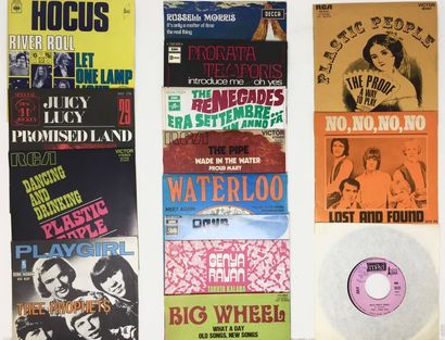 POP ROCK Lot de 15x 7“ de pop des années 70. Set of 15x 7“ of 70's pop.

VG+/ EX...