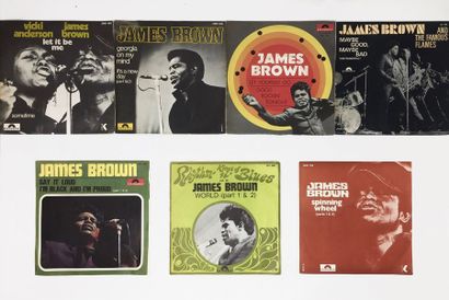 SOUL/ R'N'B/ FUNK Lot de 7x 7“ de James Brown. Set of 7x 7“ of James Brown.

VG/...