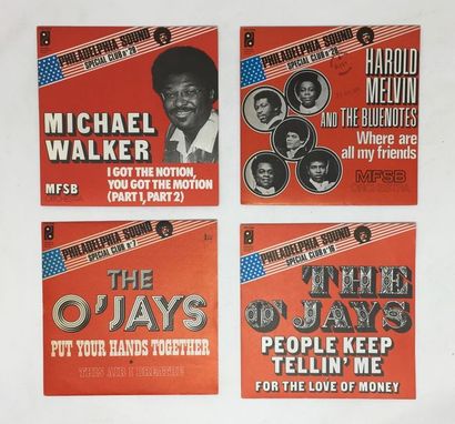 SOUL/ R'N'B/ FUNK Lot de 15x 7“ du label Philadelphia Sound. Set of 15x 7“ of the...