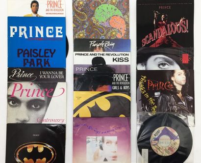 SOUL/ R'N'B/ FUNK Lot de 16x 7“ de Prince, funk des années 80. Set of 16x 7“ of Prince,...
