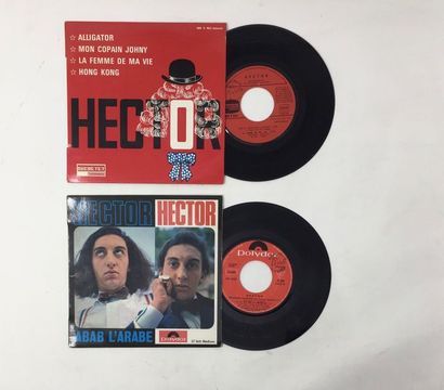 CHANSON FRANCAISE Lot de 2 Eps d'Hector mod beat. Set of 2 Eps of Hector mod beat....