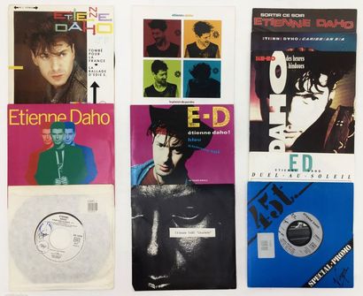 CHANSON FRANCAISE Lot de 11x 7“ d'Etienne Daho dont promo. Set of 11x 7“ of Etienne...