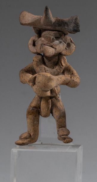 null Joueur de balle Terre cuite brune massive
Culture Teotihuacan, Mexique 500 -...